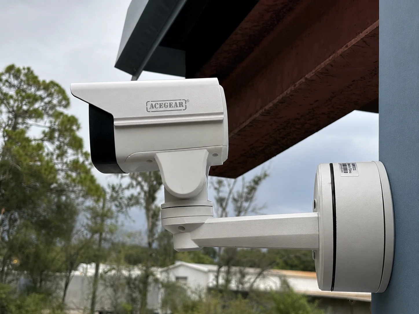 Professional commercial security camera installation for an Orlando business by MonsterTech.com